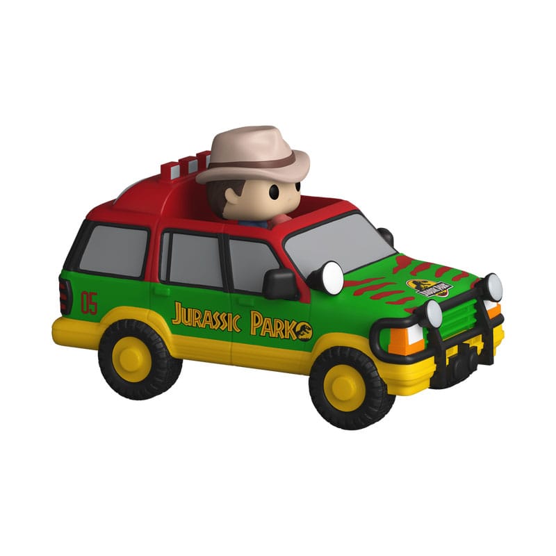 Jurassic Park Bitty POP! Ride Vinyl Figura Jurassic SUV w/Dr. G 2,5 cm Frikytopia
