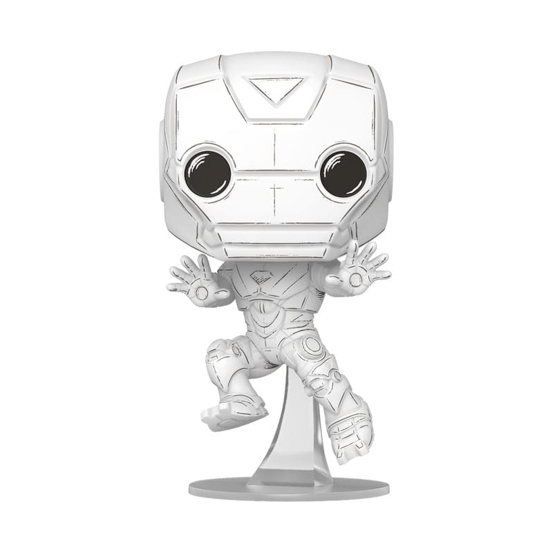 Marvel POP! Vinyl Figura Sketched - Iron Man 9 cm Frikytopia