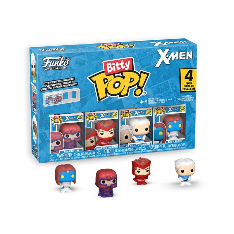 X-Men Pack de 4 Figuras Bitty POP! Vinyl Magneto 2,5 cm Frikytopia