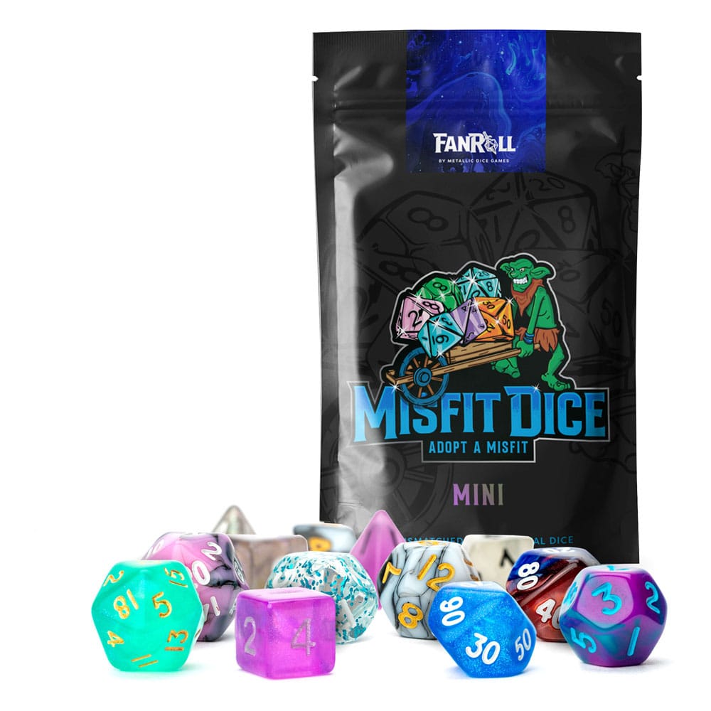Misfit Pack de Dados Blind Bag Display Paquete Mini 2 Surtido (12) Frikytopia