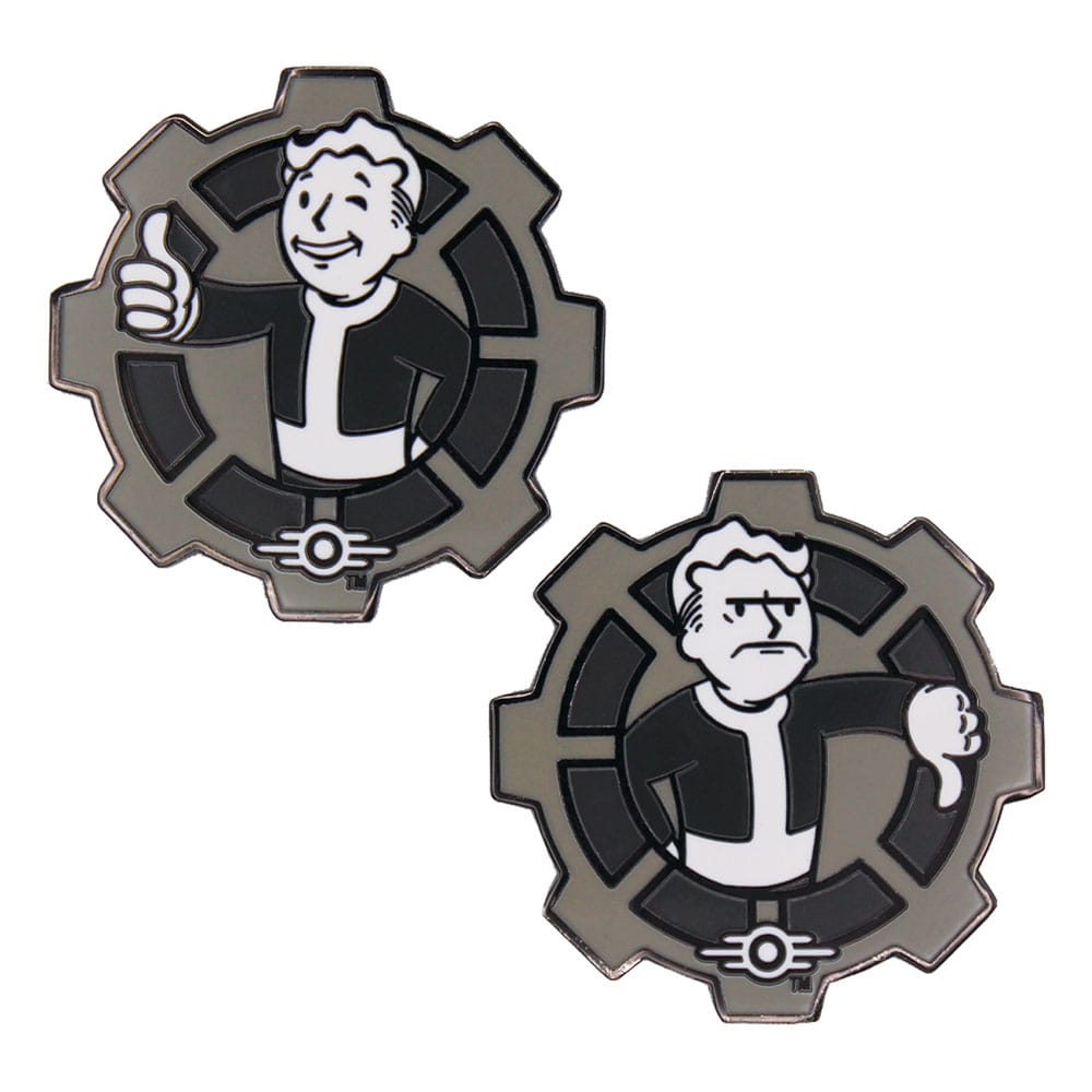 Fallout Moneda Decision Black & White Limited Edition Frikytopia