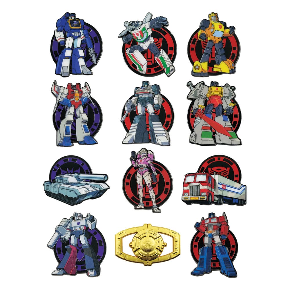 Transformers Chapas Expositor Mystery Pin Badge (12) Frikytopia