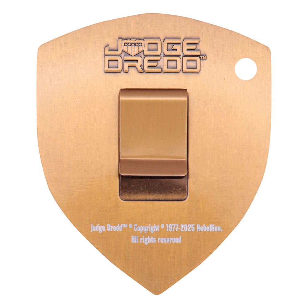 2000 AD Réplica Judge Dredd Badge Limited Edition