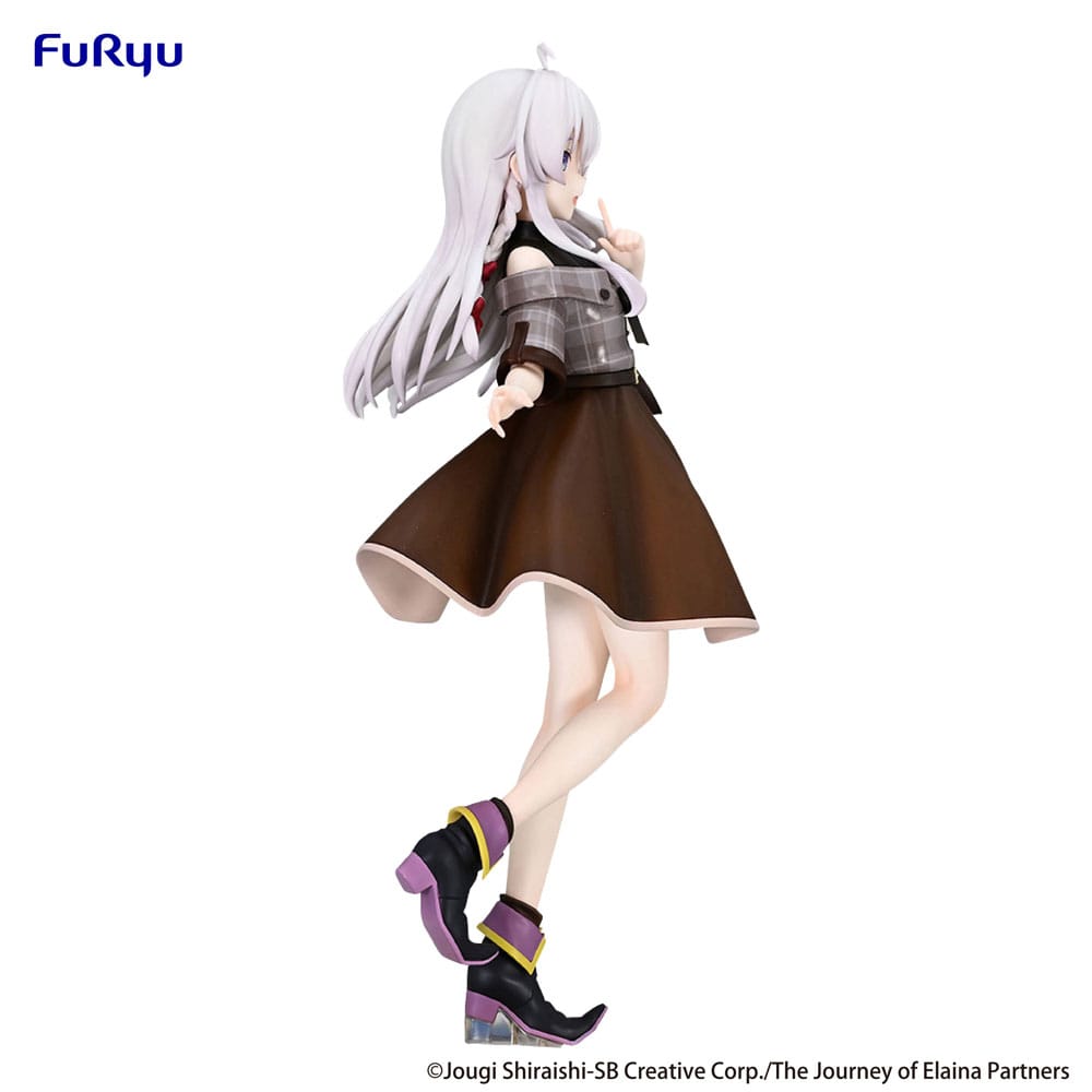 Wandering Witch: The Journey of Elaina Estatua PVC Trio-Try-iT Elaina Brown Outfit Ver. 22 cm