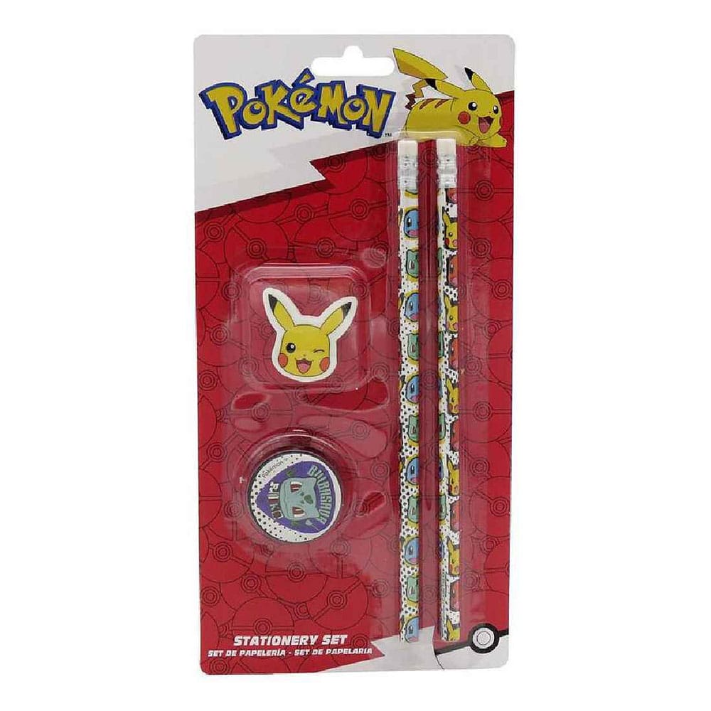 Pokémon Set de papelería 4 piezas Frikytopia