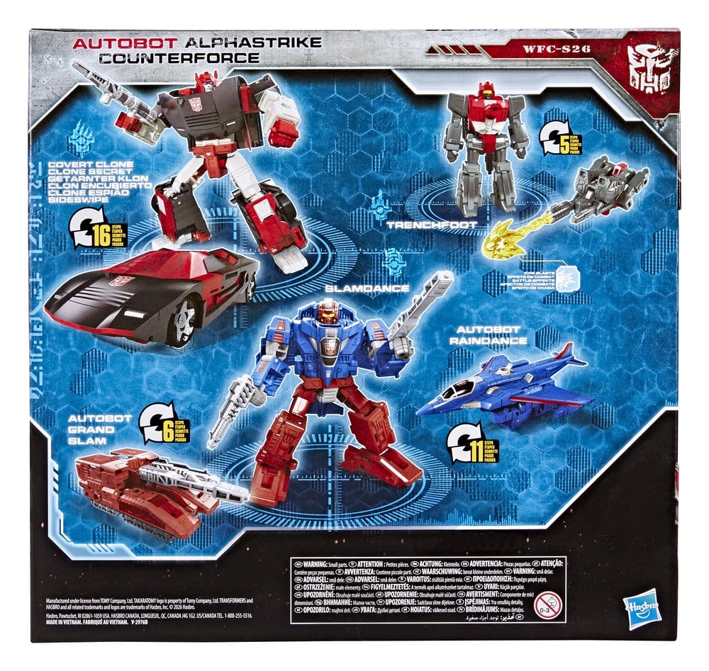 Transformers Generations War For Cybertron: Siege Pack de 3 Figuras Autobot Alphastrike Counterforce