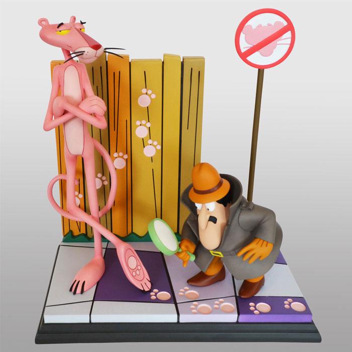 La pantera rosa (película de 1963) Estatua Pink Panther & The Inspector 41 cm