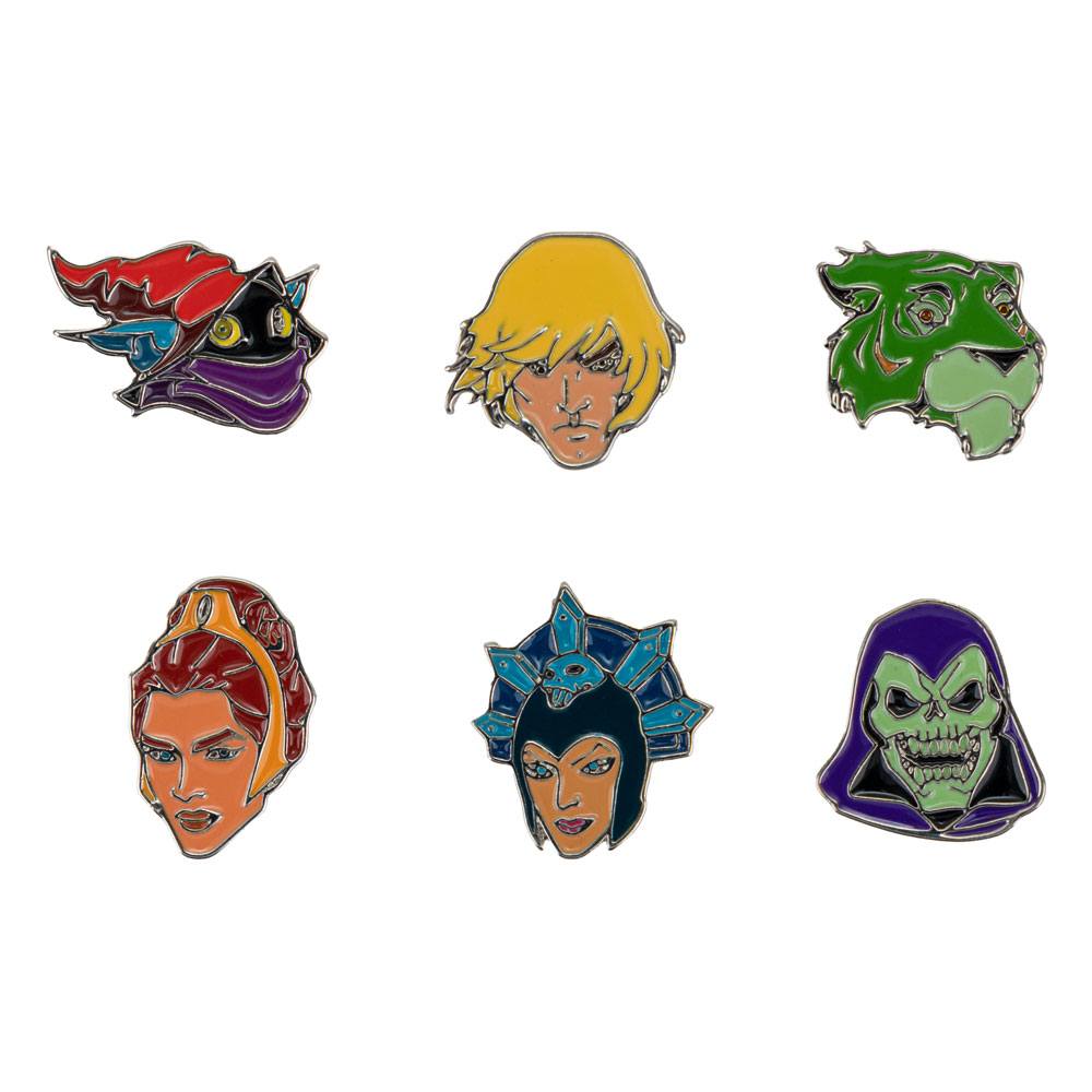 Amos del Universo Pack 6 Chapas Characters Frikytopia