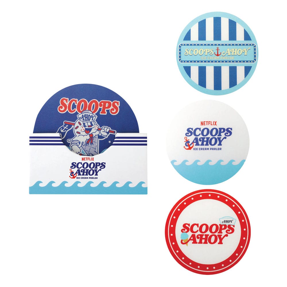 Stranger Things pack 4 sous-verres Frikytopia