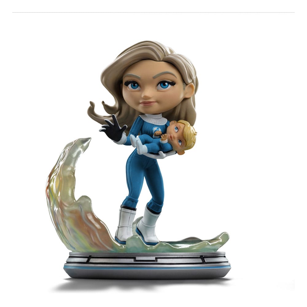 Fantastic Four Minifigura Mini Co. PVC Invisible Woman and Franklin 15 cm Frikytopia