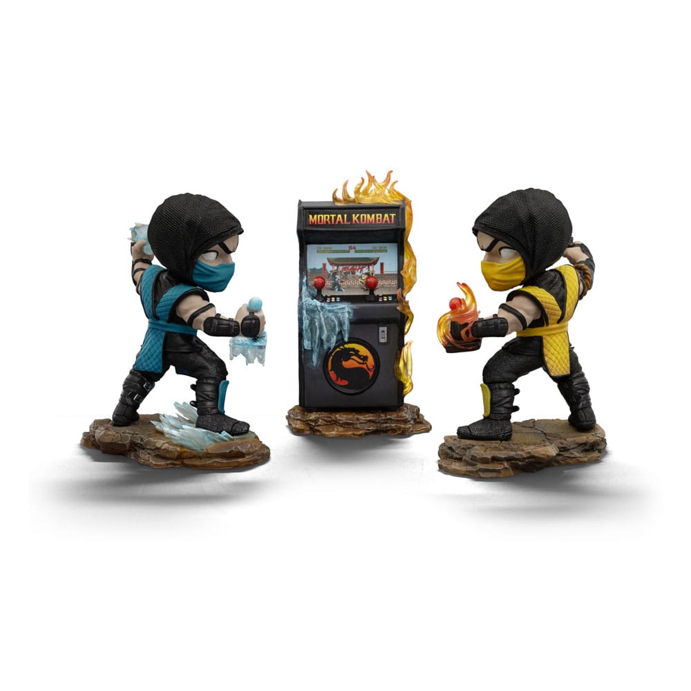 Mortal Kombat Minifiguras Mini Co. PVC Scorpion vs. Subzero Arcade Set 15 cm Frikytopia