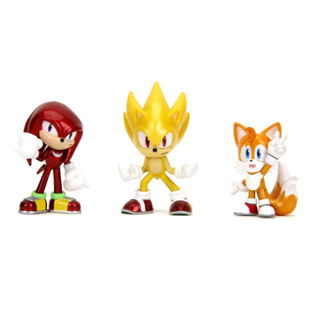 Sonic the Hedgehog Pack de 3 Figuras Nano Metalfigs Diecast 5 cm Frikytopia
