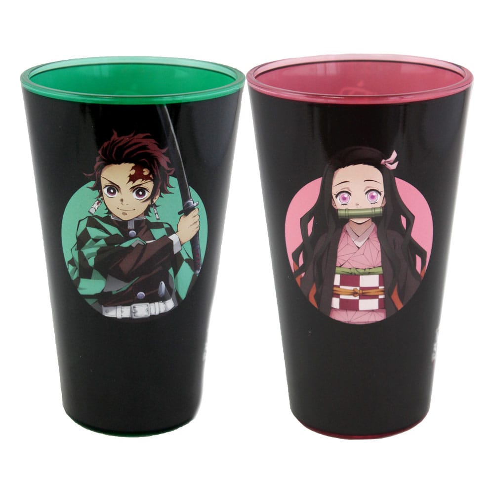 Demon Slayer Pack de 2 Vasos Tanjiro & Nezuko 473 ml Frikytopia