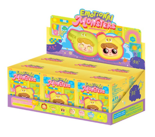 QKid: Emotional Hairy Monsters Series Blind Box Bolsa para auriculares 8 cm Display (6) Frikytopia