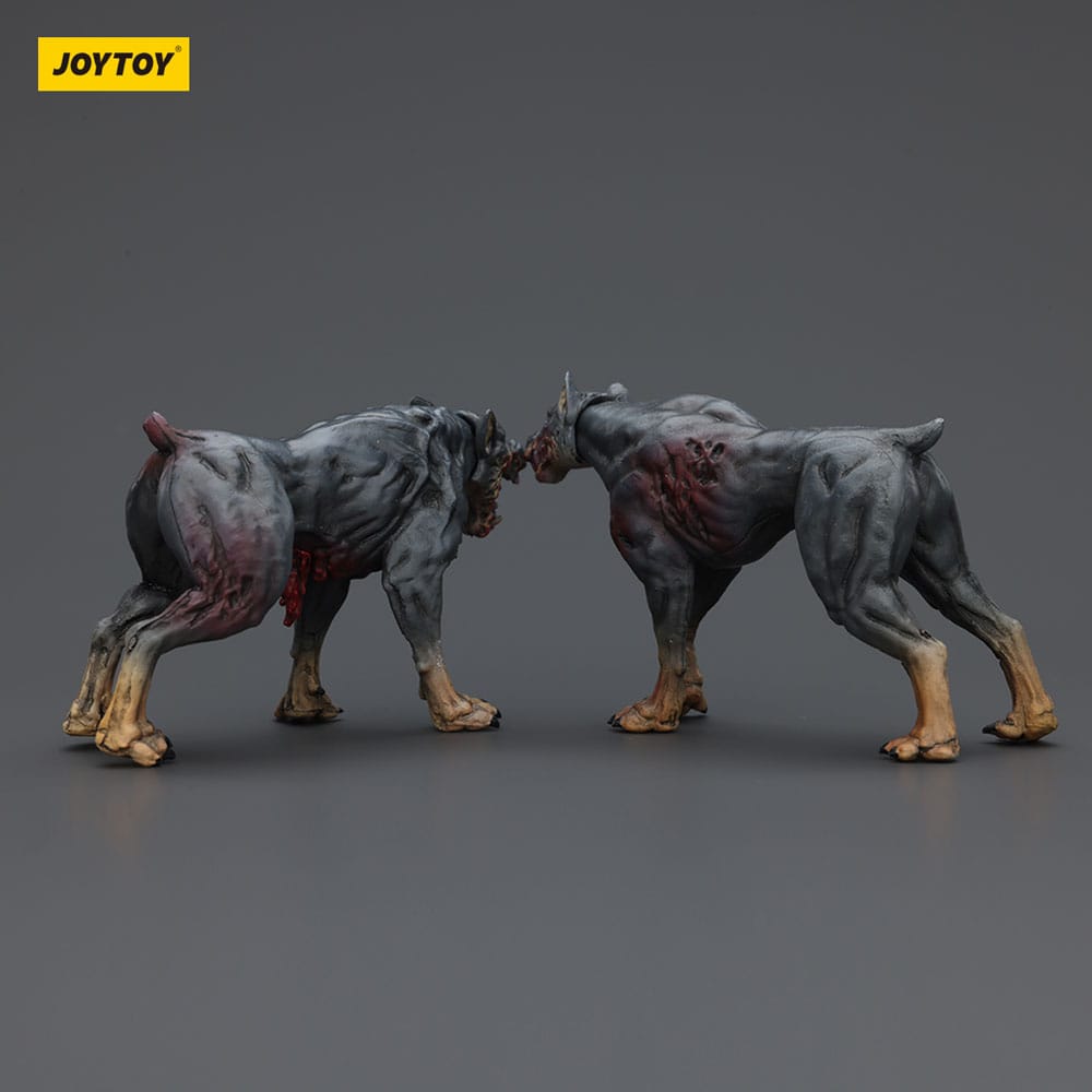 Zombie Pack de 2 Figuras Dark Source Police Dogs 8 cm