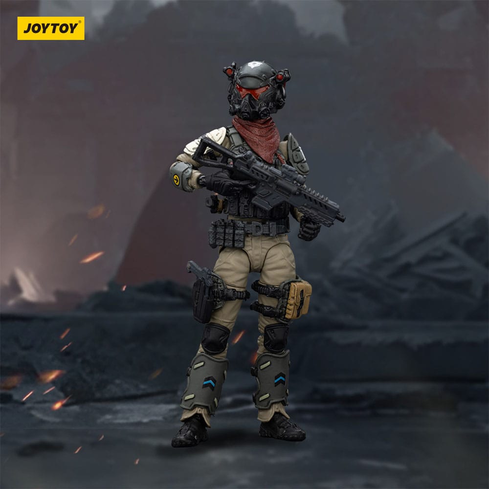 APOC Series Dark Source Figura Stellar Scar Assault Team Gravelgold 11 cm