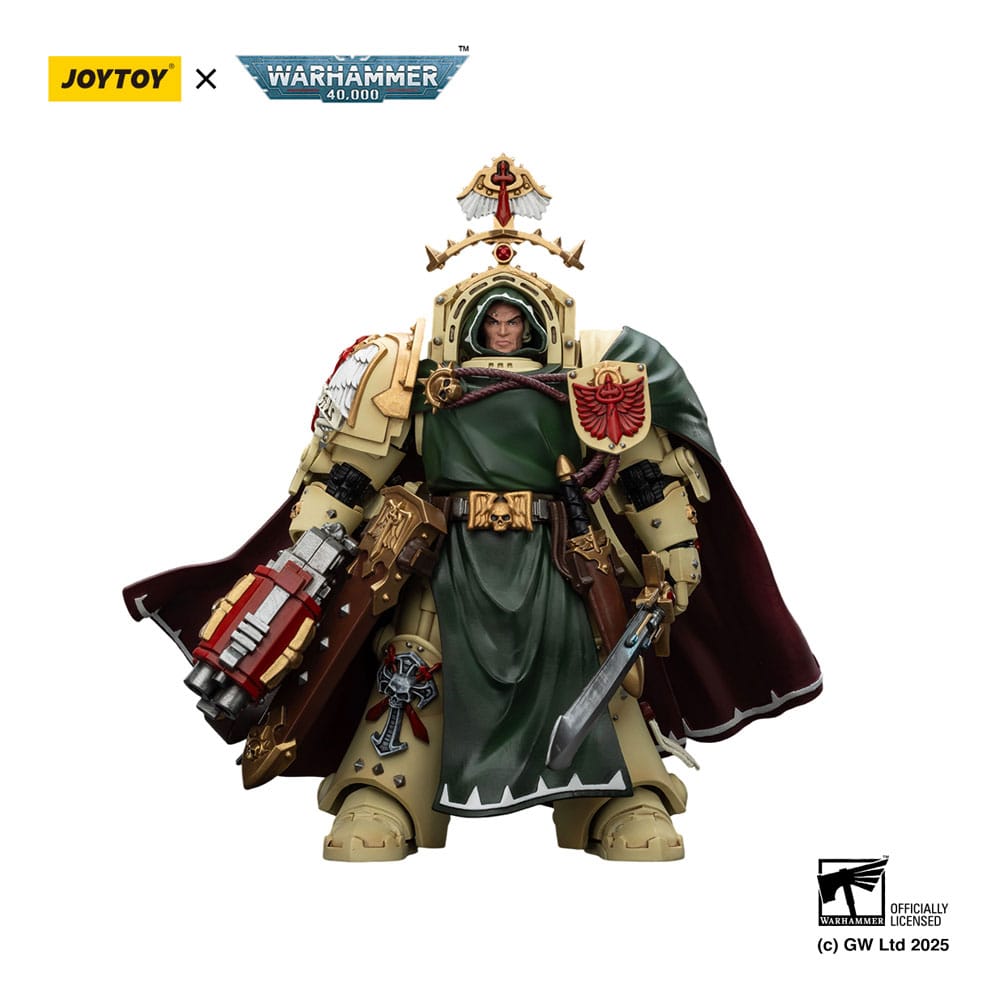 Warhammer 40,000: Dark Angels Figura Belial Grand Master of The Deathwing With the Sword of Silence and Storm Bolter 14 cm Frikytopia