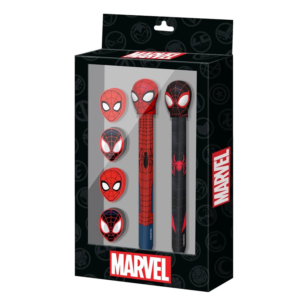 Spider-Man pack de 6 Set de Escritura Frikytopia