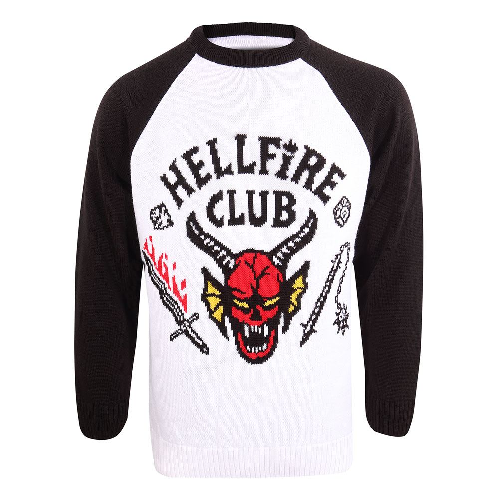 Stranger Things Sweatshirt Christmas Jumper Hellfire Club talla M