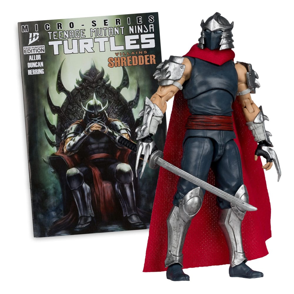 Las Tortugas Ninja Page Punchers Figura Shredder 14 cm