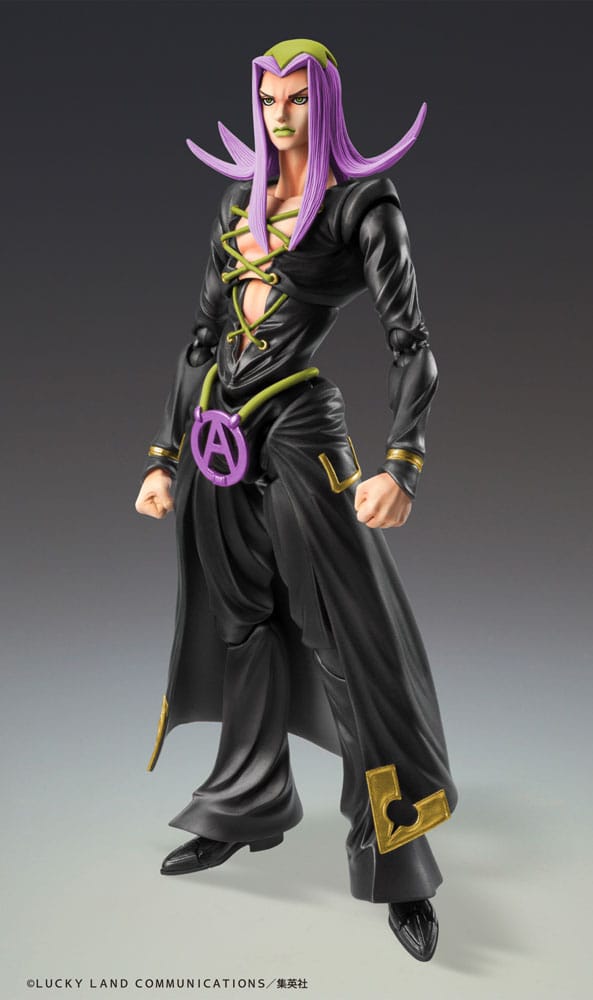 JoJo's Bizarre Adventure Part 5 Figura Super Action Chozokado Leone Abbacchio Black Ver. 16 cm Frikytopia