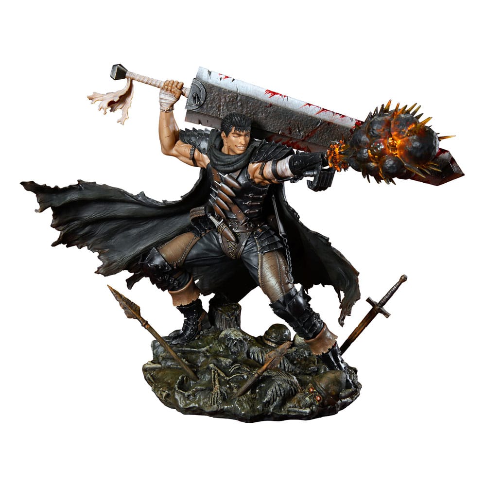 Berserk Estátua PVC 1/7 Guts Black Swordsman Ver. 26 cm