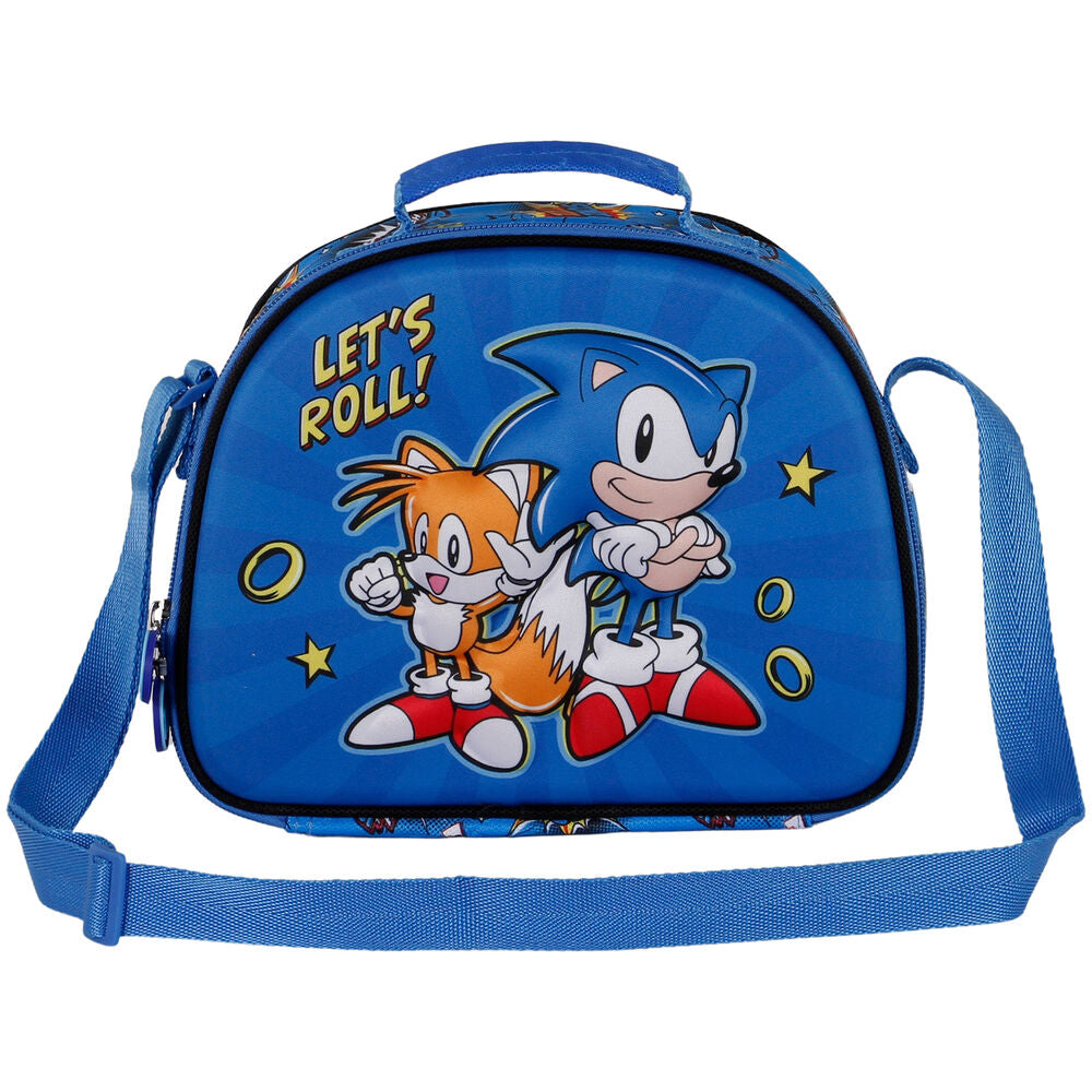 Bolsa portameriendas 3D Lets Roll Sonic The Hedgehog Frikytopia