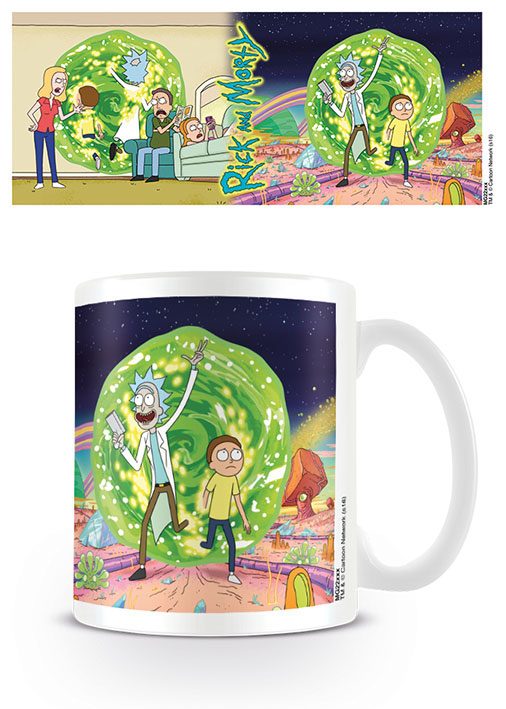 Rick y Morty Taza Portal Frikytopia