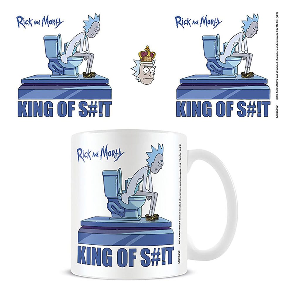 Rick and Morty Taza King of Shit Frikytopia