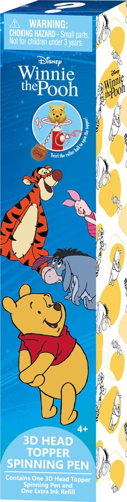 Winnie the Pooh Bolígrafo 3D Head Topper Spinning Pen