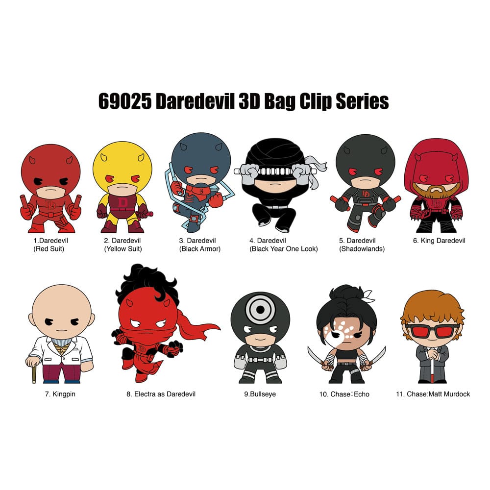 Daredevil Colgantes PVC 3D Expositor Classic (24) Frikytopia