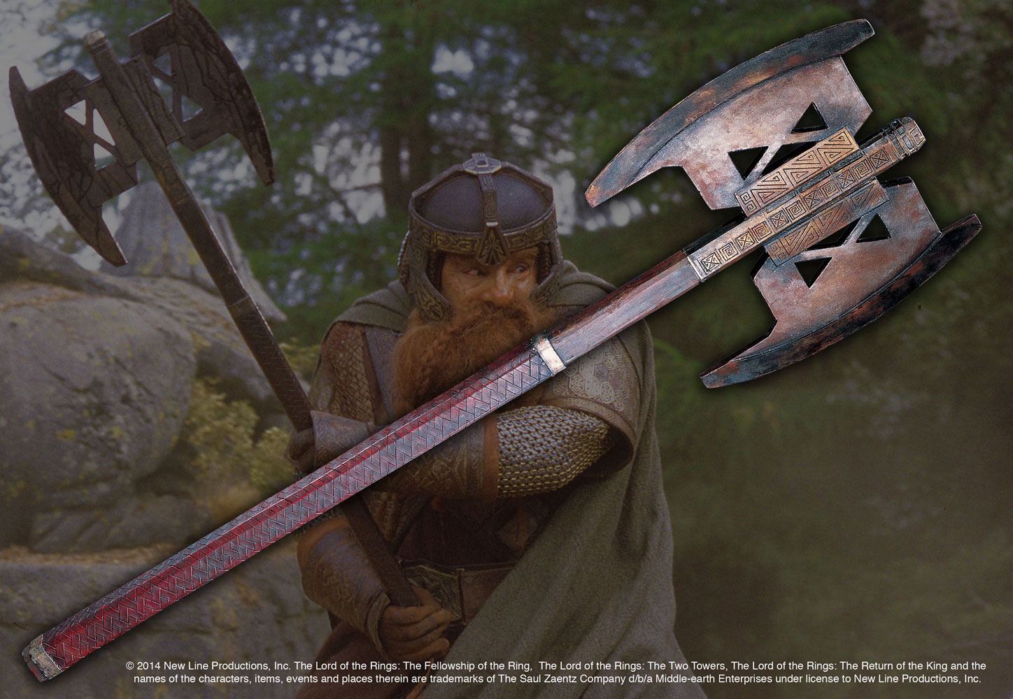 El Señor de los Anillos Réplica 1/1 Hacha de Gimli Frikytopia