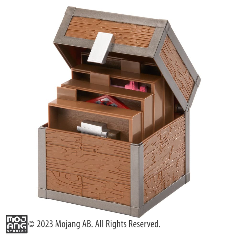 Minecraft Cofre del botín Caves 10 cm