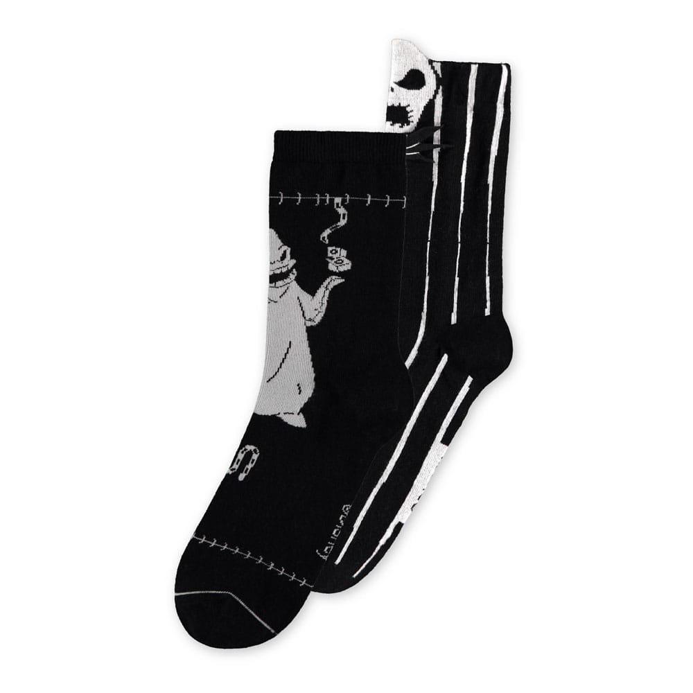 Pesadilla antes de Navidad Pack de 2 Pares de Calcetines 35-38 Frikytopia