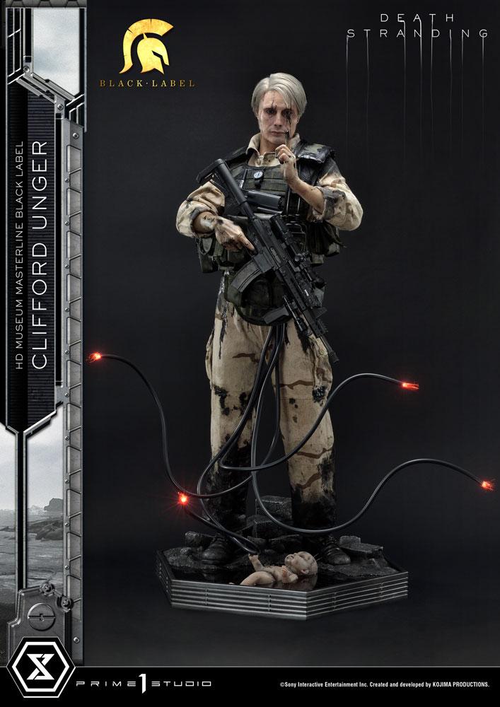 Death Stranding Estatua 1/2 Clifford Unger Black Label 103 cm Frikytopia