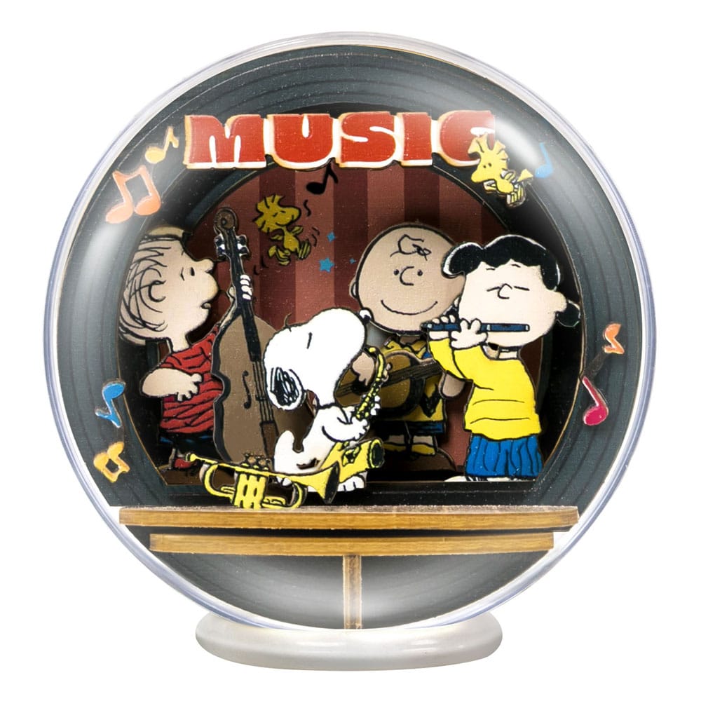 Peanuts Puremind Maqueta El globo Wooden Theater Globe Night of Music