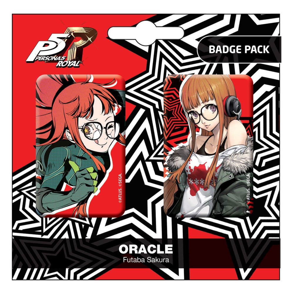 Persona 5 Royal Pack de Chapas Oracle / Futaba Sakura