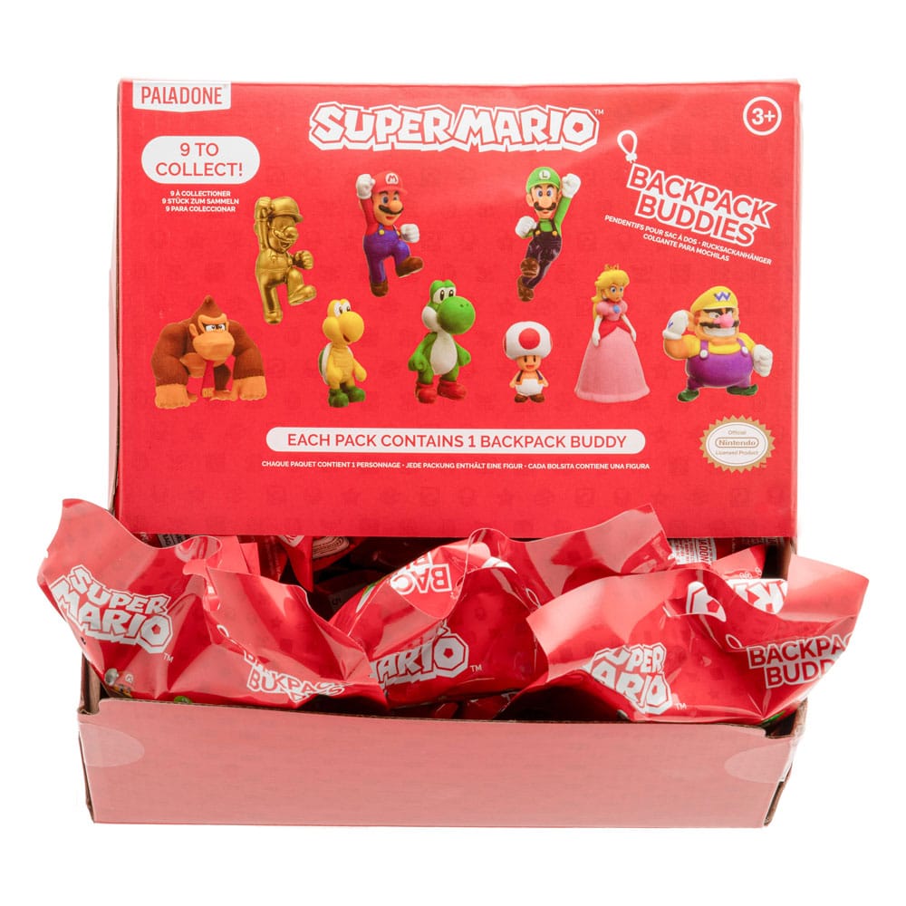 Super Mario Colgantes para maletas Mystery Bags Exspositor (24) Frikytopia