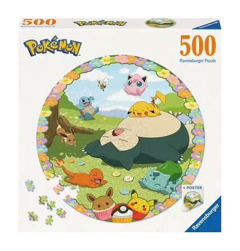 Pokémon Puzzle redondo Flowery Pokémon (500 piezas) Frikytopia
