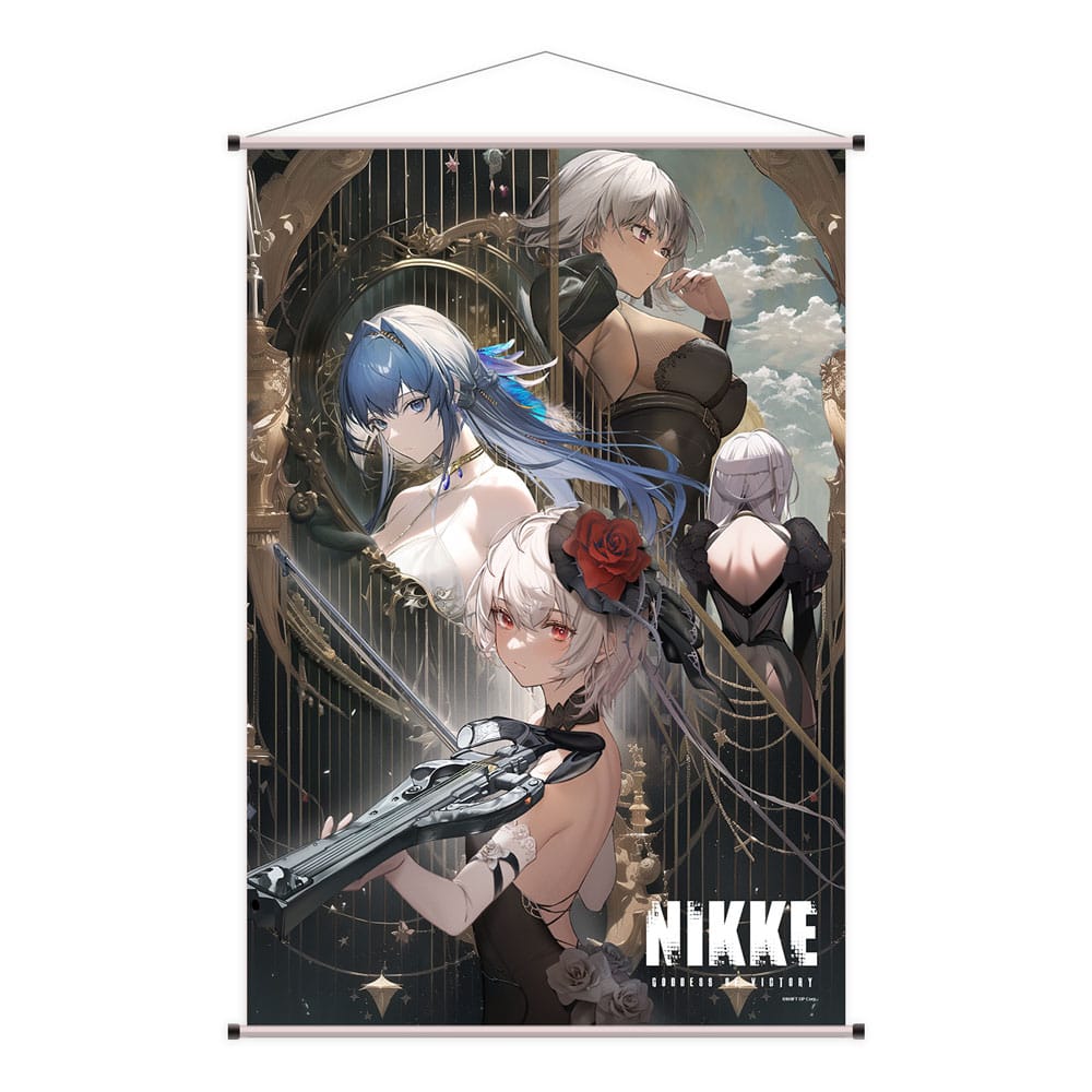 Goddess of Victory: Nikke Póster Tela Sugar, Helm, Julia & Modernia 60 x 90 cm Frikytopia
