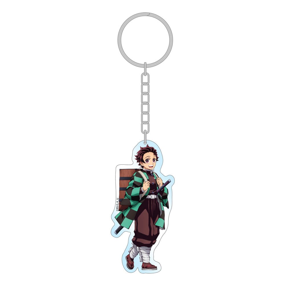 Demon Slayer: Kimetsu no Yaiba Llavero Tanjiro Holographic 8 cm Frikytopia
