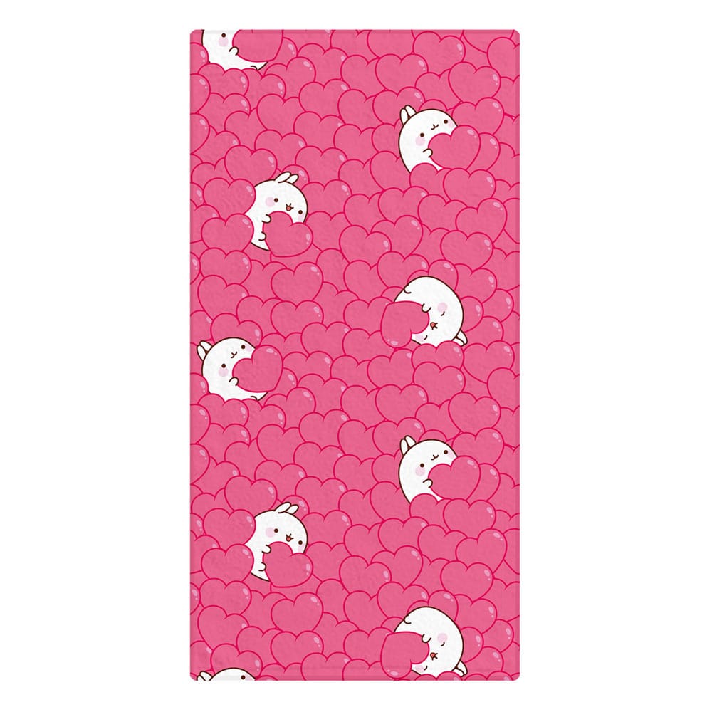 Molang Toalla Hearts 150 x 75 cm