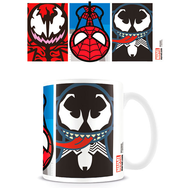 Taza Kawaii Spiderman Venom Marvel Frikytopia