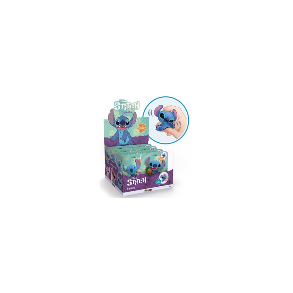 Lilo & Stitch Squishy Figuras Stitch Expositor (8) Frikytopia