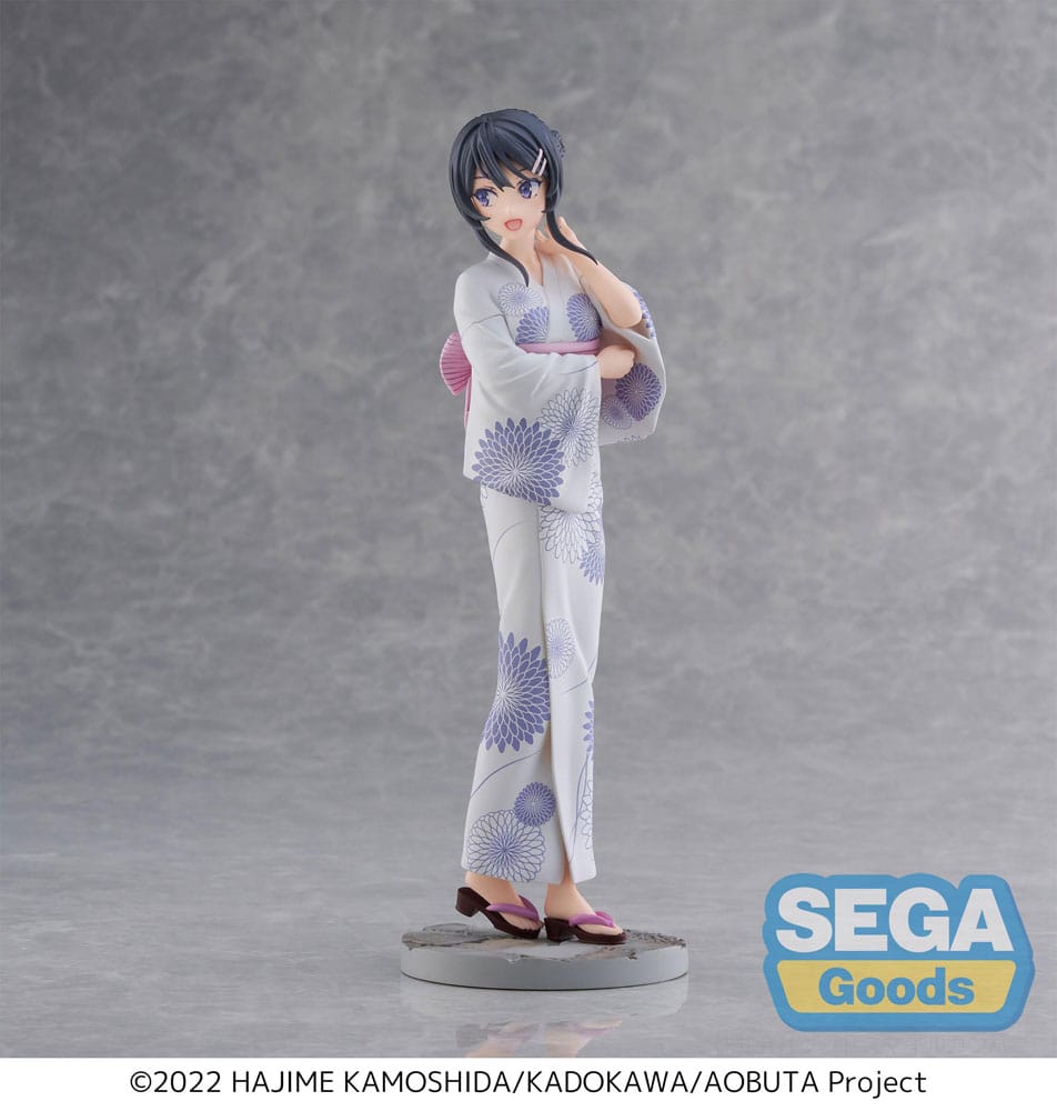 Rascal Does Not Dream of Bunny Girl Senpai Estatua Luminasta PVC Mai Sakurajima Yukata 22 cm Frikytopia