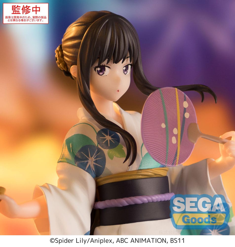 Lycoris Recoil Estatua Luminasta PVC Takina Inoue Festival in Yukata 19 cm