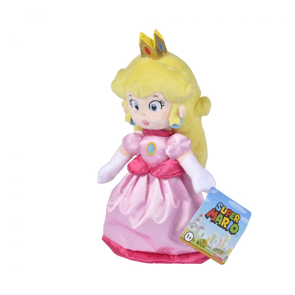 Super Mario Peluche Peach 27 cm