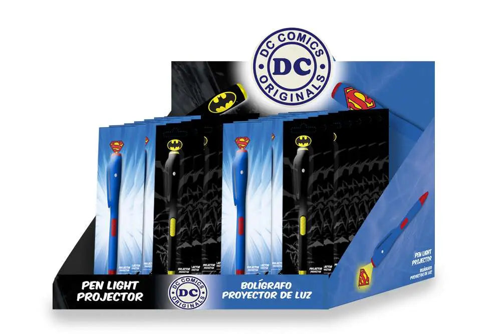 DISPLAY DC UNIVERSE Bolígrafo WITH Lámpara (36) Frikytopia