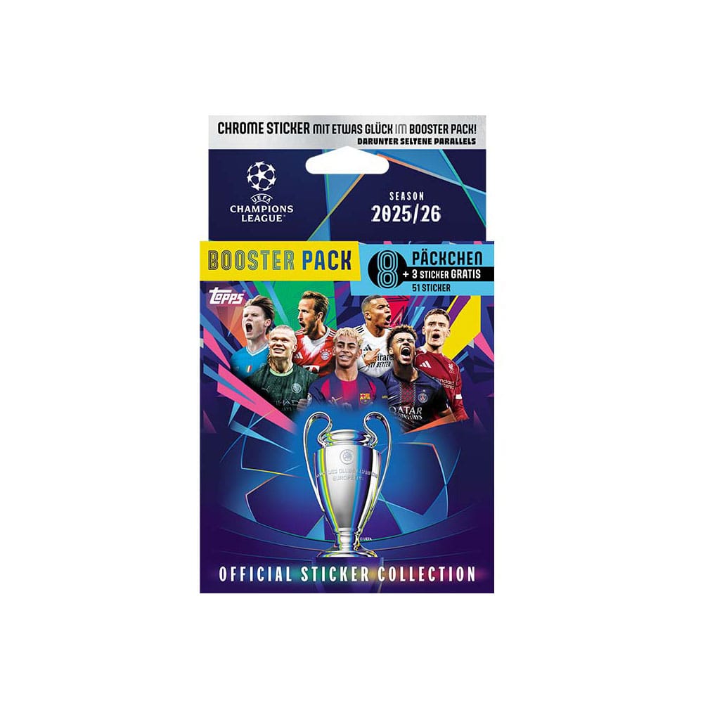 Liga de Campeones de la UEFA 2025/26 Sticker Collection Eco Pack Frikytopia