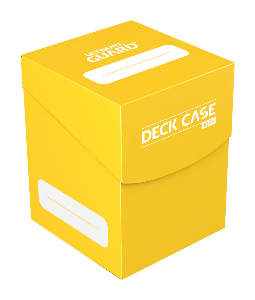 Ultimate Guard Deck Case 100+ Caja de Cartas Tamaño Estándar Amarillo Frikytopia